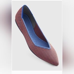 Rothy's Stylish Blue and Orange Loafers